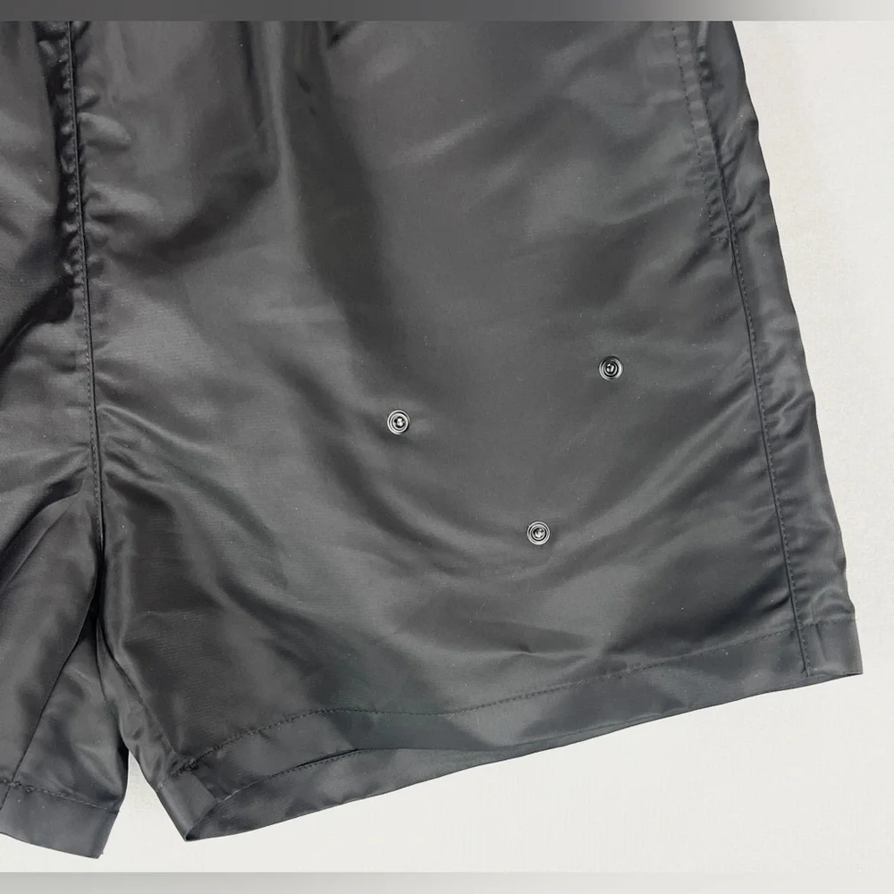 Black Nylon Mini Shorts Italian Size 36 XS - Picture 8 of 8